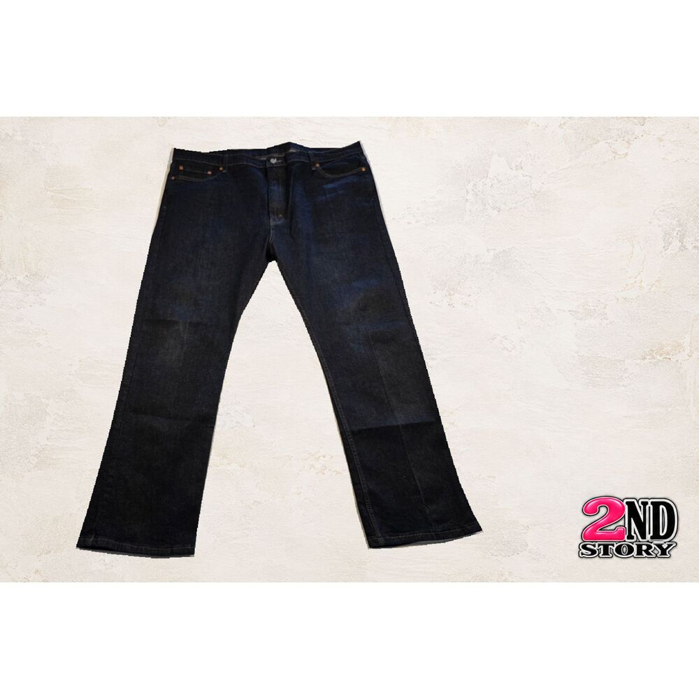 Levi's 513 Men's Dark Blue Slim Straight Stretch Jeans W44 L30